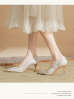 Tacones Altos para Mujer 2025 Estilo Chino Nacional Suave y Versátil Zapatos Individuales de Cheongsam Belleza - details 20