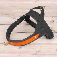 Traje de Arnés de Cuero de Nylon para Perros Chaleco Pequeño, Mediano, Bulldog Francés - details 3