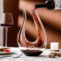 Botella de vino grande hecha a mano de alta calidad, 1500ml, vaso, vino, whisky, brandy, dispensador de champán, botella de cristal de regalo para bar en casa - details 14