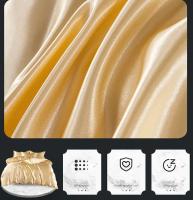 Sábana de Terciopelo de Lujo Emulación Cubierta de Edredón de Gran Tamaño Manta de Color Sólido de Alta Calidad para Cama Doble Queen y King - details 6