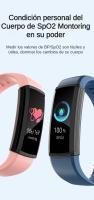 Smart Band 2024, Reloj Inteligente para Hombres y Mujeres - Monitor de Salud para Frecuencia Cardíaca, Oxígeno en Sangre y Sueño, Resistente al Agua 3ATM, Pulsera de Actividad Compatible con Teléfonos Android Xiaomi Huawei iOS - details 6