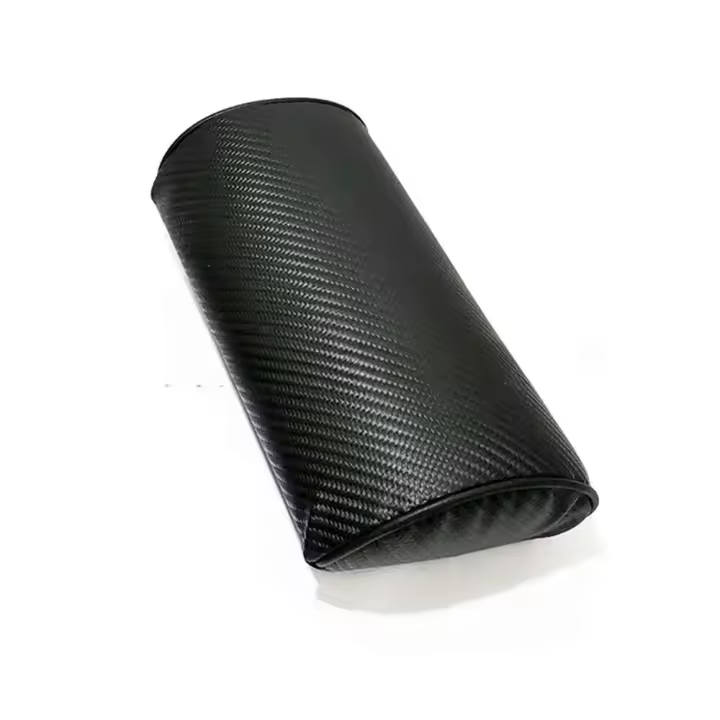 Almohada de medio tubo VIE con cuello de algodón con memoria y cabeza de coche, interior - 1