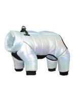 Chaqueta de plumón para perro, ropa impermeable para perros pequeños, mono con cuello incorporado, abrigo reflectante para mascotas, Bulldog Francés, Invierno - details 29