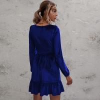 Elegante Vestido de Manga Larga para Mujer Primavera Otoño 2025 Cuello en V Moda - details 17