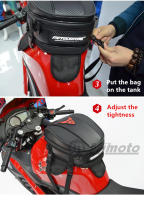 MOTOCENTRIC Bolsa de Tanque de Motocicleta Gran Capacidad, Impermeable, Reflectante, Antideslizante, Resistente al Desgaste Material de Fibra de Carbono y Tela Oxford - details 7