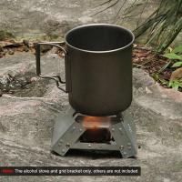 Estufa de alcohol con bolsa plegable, quemador de alcohol, estufa de iluminación para acampar al aire libre, senderismo, picnic, 1 juego - details 11