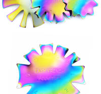 Modelo de punta de uñas francesas, recortador de Metal, esmalte de uñas de Gel de acero inoxidable, guía de borde de manicura, cortador de bricolaje para herramienta de diseño - details 3