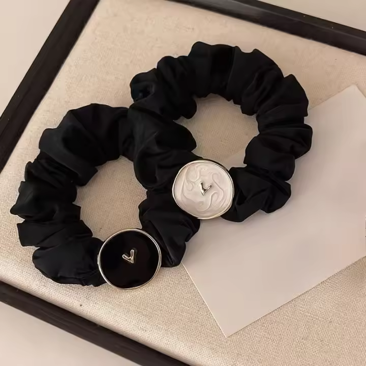 Larga Diadema Estilo Coreano Goma de Goma Elástica Duradera para Mujeres - 1