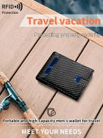 Cartera Minimalista Para Hombre Con Bloqueo RFID Portátil Gran Capacidad 11 Tarjetas Color Sólido Soporte Para Tarjetas De Crédito - details 11