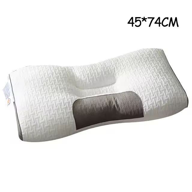 Almohada Cervical ortopédica para el cuello, cojín de masaje de fibra de soja para ayudar a dormir y proteger el hogar - 1