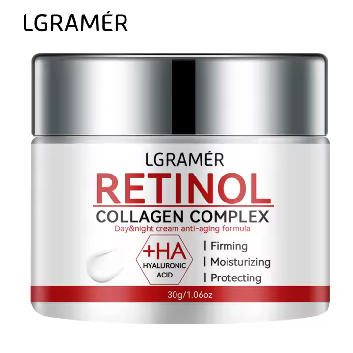 Crema reafirmante de elevación de Retinol, crema facial de colágeno para arrugas suaves, crema hidratante, productos para suavizar la piel, mejora la elasticidad de la piel - 1