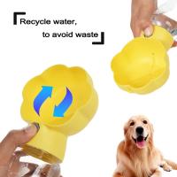 Botella de Agua Portátil 2 en 1 para Mascotas Resistente a Fugas, Adecuada para Perros Pequeños, Medianos, Grandes Ideal para Cachorros, Bulldog y Pug - details 1