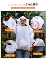 Ropa protectora para captura de abejas y avispas, transpirable, profesional, antitóxica, juego completo - details 2