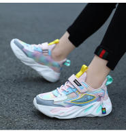 Zapatos de marca para niños, zapatillas de deporte para niñas, zapatos deportivos transpirables para niños, zapatillas de tenis cómodas informales de color rosa a la moda para uso diario - details 17