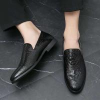 Nuevo 2023 zapatos de oficina de cuero genuino de vestir de negocios para hombres, zapatos casuales Mokasin Gommino - details 8