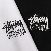 2025 Camisas casuales básicas de moda de verano, camisetas holgadas de algodón puro para hombres y nuevas camisas de manga corta para parejas con estampados de logotipos en la parte delantera - details 4