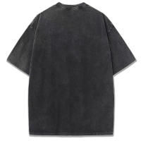 Camisetas lavadas con estampado abierto de sandía para mujer, Camiseta de algodón Y2K, Top holgado de Hip Hop, ropa suave y transpirable - details 29