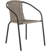 Conjunto de 2 Sillas de Jardín para Exterior |   2 Sillones de Ratán Natural y Acero para Balcón o Terraza |   Apilables |   Cómodas y resistentes | Conocimientos generales - details 31