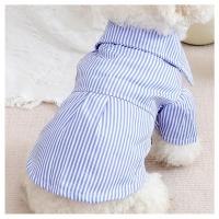 Moda Canina Casual a Rayas Camisa con Lazo para Perros Pequeños Ropa de Mascota de Primavera-Verano a la Moda - details 6