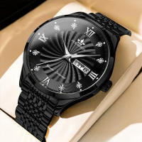 Reloj de cuarzo luminoso impermeable simple de Moda para hombres de negocios - details 7