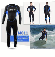 Traje de neopreno completo para hombre, con cremallera en la espalda, alta elasticidad, con protección solar - details 3