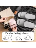 Zapatillas plegables suaves de EVA para mujer, sandalias de masaje para baño interior, portátiles, de viaje, Unisex, de secado rápido, antideslizantes, planas para el hogar - details 4