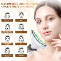 Masajeador de Cuello de Belleza Pequeño Herramienta de Cuidado de la Piel Facial para Levantamiento de Hierro - details 7