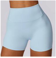 Pantalones Cortos de Yoga para Mujeres Fitness Running Ciclismo Pantalones Deportivos Transpirables Cintura Alta Entrenamiento Gimnasio Push Up Leggings de Nylon - details 22