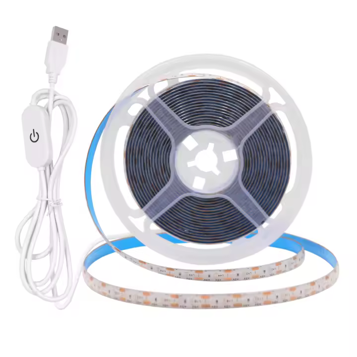 Tira de Luz LED USB XUNATA Sensible al Tacto 5V 2835 Flexible Iluminación para Armario y Espejo Adecuada para Decoración y Iluminación - 1