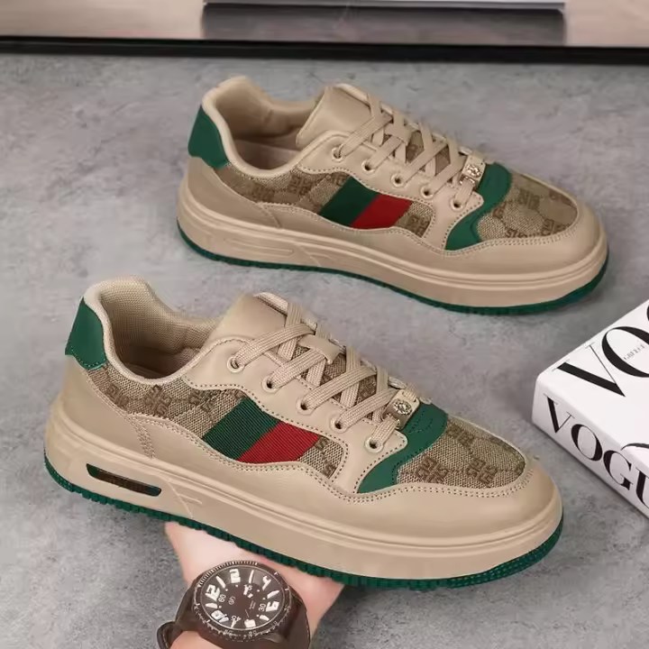 2024 nuevos zapatos casuales versátiles ligeros y lujosos, zapatos deportivos transpirables para jóvenes - 1