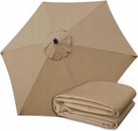 Tela de Paraguas UV30+ 295cm, 8 Huesos Paraguas de Reemplazo Impermeable para Patio y Jardín - details 10