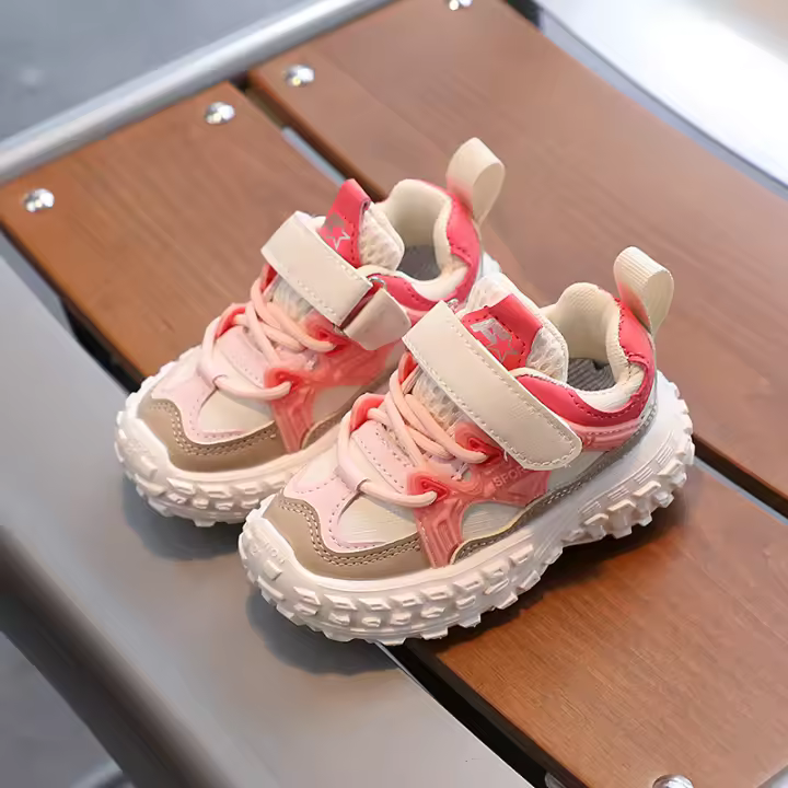 Zapatillas deportivas de cuero con suela suave antideslizante para niños de 1 a 6 años, zapatos de moda. - 1