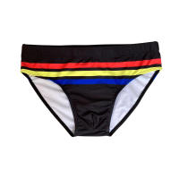 Jessborn pantalones de natación para hombre, bañador sexy a rayas, traje de baño profesional para entrenamiento en la playa, primavera caliente - details 10