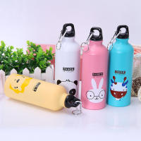 Termo portátil de 500ml para niños, botella de agua bonita para la escuela, frasco de vacío de animales encantadores para deportes al aire libre, Camping y senderismo - details 4