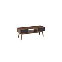 Mueble TV de Salón Moderno con Ruedas Mesa para Televisores de 42 Pulgadas Módulo TV con 1 Puerta y 2 Estantes de Almacenamiento 80x45x39,5 cm Blanco - details 9