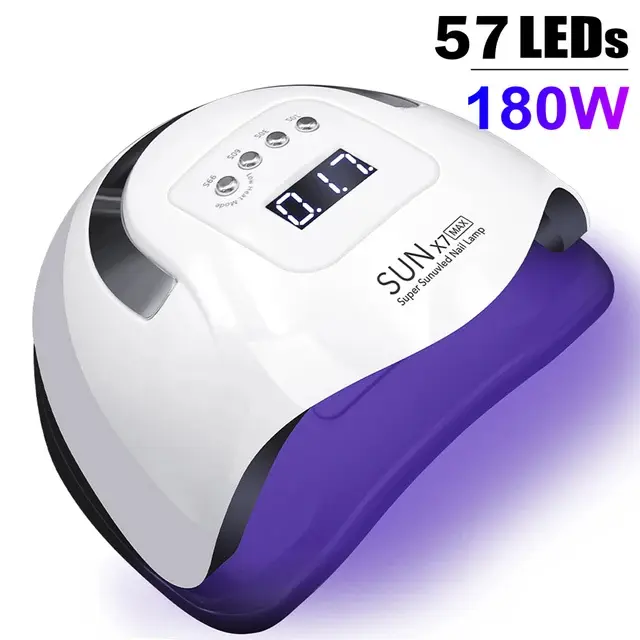 Lámpara LED UV de alta potencia para secado de uñas, luz de 380W para pulir, accesorios de arte profesional para uñas de Gel - 1