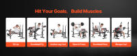 SucceBuy Banco de pesas, banco de ejercicios para sentarse de 660 libras, multifuncional ajustable para entrenamientos de cuerpo completo en casa - details 4