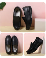 Zapatos De Enfermera Para Mujer Suela Suave Transpirable Antideslizante Confort Para Piernas Y Tobillos Algodón PU Medio Tacón - details 13