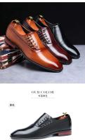 2021 zapatos casuales de cuero de grano completo de oficina de lujo con diseño antideslizante de piel de vaca para hombre - details 8