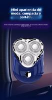 Nuevo Portátil Mini Afeitadora Eléctrica De Triple Cabeza Flotante De Afeitar El Cuerpo De Lavado Portátil De Afeitar - details 4