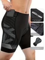 Pantalones cortos de ciclismo para hombre con bolsillo, acolchados y ligeros para ciclismo al aire libre y carreras - details 6
