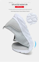 Zapatos Deportivos informales para hombre y mujer, calzado ligero de malla transpirable para caminar, trotar y Tenis - details 8