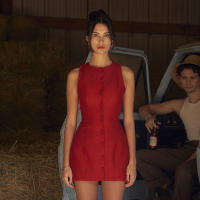 Vestido corto informal sin mangas para mujer, a la moda con botones minivestido, color rojo y negro, ropa elegante para verano, 2024 - details 5