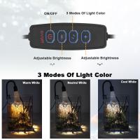 Lámpara con Clip para pecera, 3 modos de Color, rotación de 360 ​​grados, ahorro de energía, foco de Enfoque Ajustable, Mini lámpara con Clip ajustable por USB - details 10