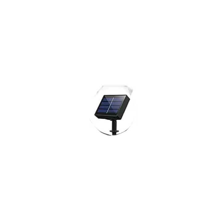 Guirnalda de luces solares, 100 Ls, 12 m, luces de hadas, láminas artificiales, 8 modos, luces de hielo L resistentes al agua - 1