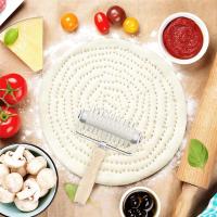 Rodillo de pastelería con pinchos de acero inoxidable, herramienta de Pizza casera, evita que la masa se ampollas, accesorios para hacer Pizza - details 4