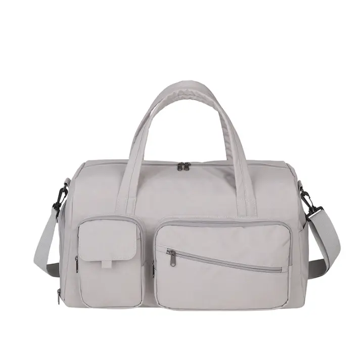 Bolsa de Yoga de Lona Deportiva Bolsa de Gimnasio Seca y Húmeda con Mochila - 1