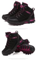 Womens High-Top Hiking Boots Outdoor Climbing Mountain Shoes Non-slip Sports Casual Trekking Boots Waterproof Suede - details 16