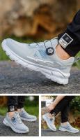 Zapatos de Seguridad Ligeros con Cierre de Gancho y Bucle Zapatillas de Trabajo Transpirables para Hombres Anti-Perforación de Corte Bajo Punta de Acero - details 17
