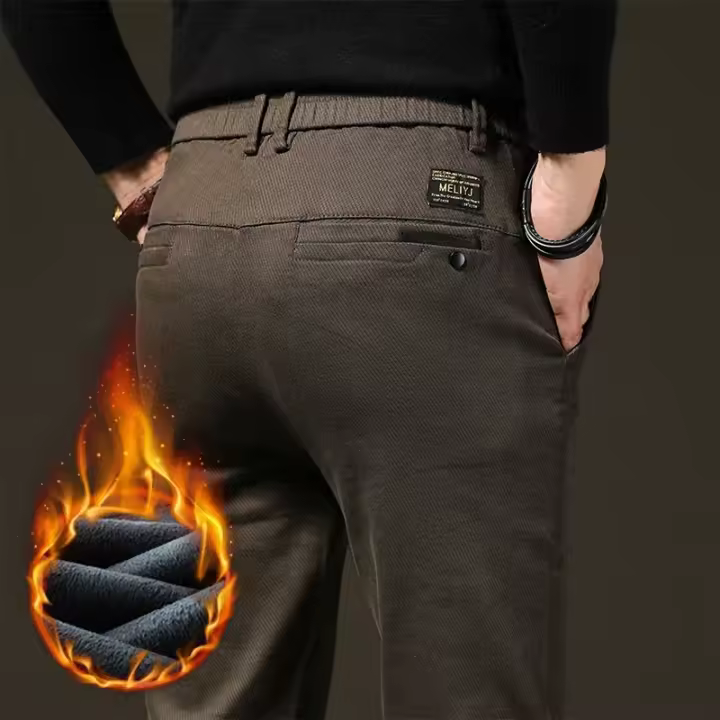 clong, er wo ca marrón y sarga gris, para hombre - 1